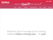 Tablet Screenshot of dewied.com